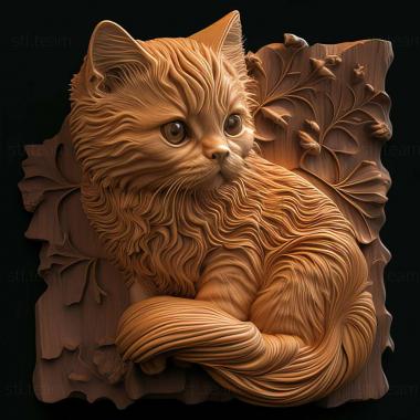 3D model kitty (STL)